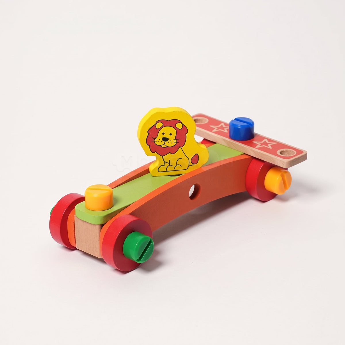 Wooden Construction Toy Chair with Tools and Screws